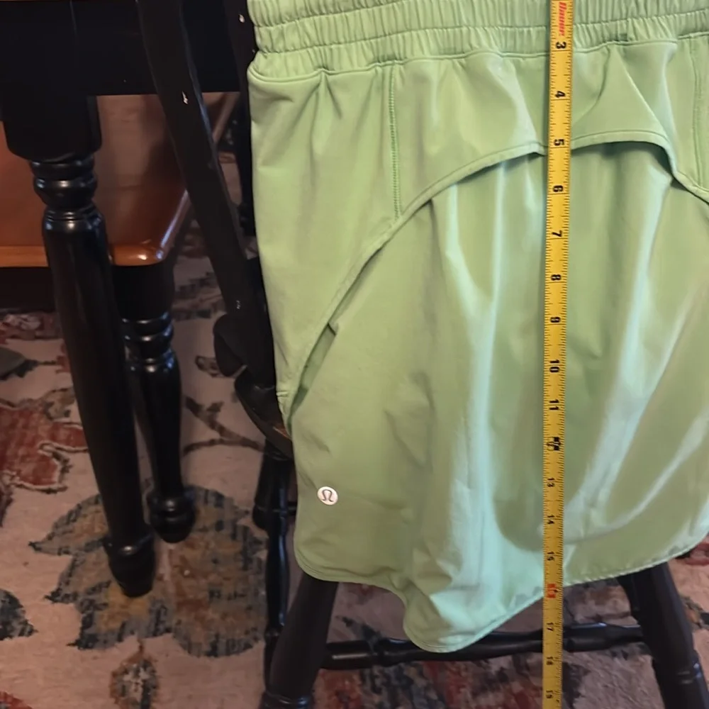 lululemon athletica Neon Lime Athletic Skirt